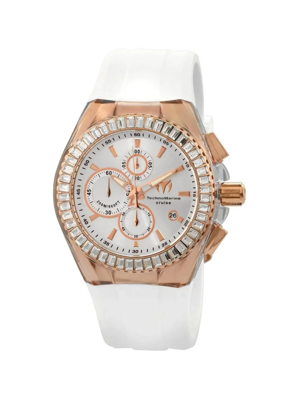 NWT Technomarine Cruise Chronograph Quartz Silver Dial Men's Watch